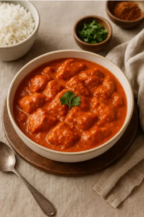Indian butter chicken (lightened)